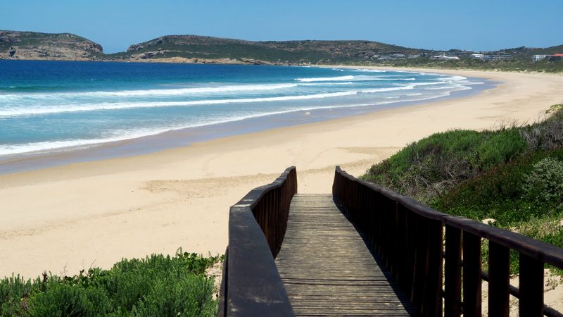 Robberg 5 beach is a Blue Flag beach in Plettenberg Bay near the Beacon Isle Hotel and Robberg Peninsula nature reserve